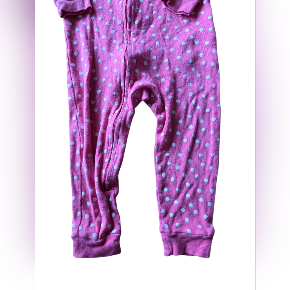 Carter’s & Simple Joys Baby Girl Footless Pajama Bundle 18M Zip Sleepers Pink Fl - Picture 3 of 7